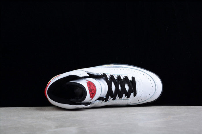 AIR JORDAN 2 HIGH SP WHITE RED OW X